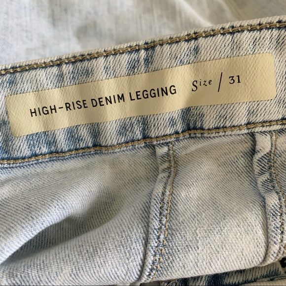 Pilcro And The Letterpress High-Rise Denim Leggings - Picture 9 of 11